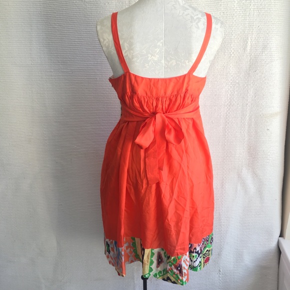 Johnny Was S 100% Silk Dress Embroidered Boho Ikat - Picture 4 of 8